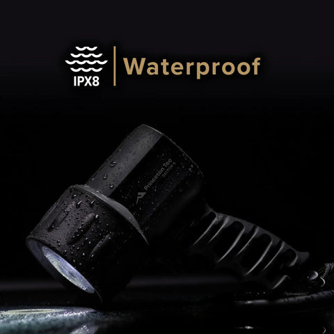 Sector 5 Spotlight Dive Light With Wide Beam IPX8 Waterproof To 100 Meters Built Tough For Scuba And Night Dives Easy Grip Handle