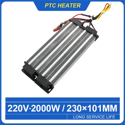 Top Tier Ptc Ceramic Air Heater Serving Up 220 Volt 2000 Watt with compact design and safety features for effective heating.
