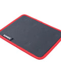 Black and red Flexible Magnetic Mat And Organizer For Tools 8 By 10 Inches Holds Up To 40 Pounds Ideal For Engine Bays and Garage Organization