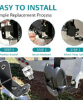 Installation process for Heavy Duty Strap Mounting Bracket Kit 1 Pair For G2 Retractable Transom Straps Three Sided Mounting Hardware