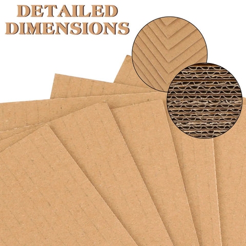 High Grade Corrugated Cardboard Sheets 50 Pack Brown 3mm Thickness 4 X 6 Inches Hella Sturdy Backing Ideal For Archival Mounting Scrapbooking And Zero Hassle Crafting