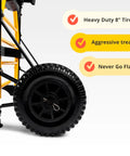 Heavy Duty 300 Lb Hand Truck That Converts To A 5 In 1 Mobile Workshop With Built In 3 Speed Fan And LED Light For Tough On Site Jobs Keeps You Cool While You Work And Makes Tool Transport A Breeze with heavy duty 8-inch tires.