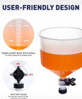 2026 Top Tier Coolant Bleeder Funnel Kit No Sweat Radiator Burping Aid with translucent body and shut-off valve for easy coolant management.
