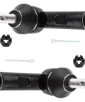 Front Outer Tie Rod Ends Left And Right For Pontiac Vibe And Toyota Matrix 2003 2008 ES3713 Set Of 2 Durable Steering Linkage For Smooth Responsive Ride, left and right set with castle nuts and cotter pins
