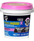 Professional Grade DryDex Wood Filler Goes On Hella Smooth And Sands Just Like Real Wood, 5.5 oz tub, for quick repairs.