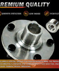 Front Wheel Bearing Hub Assembly 5 Lug Fit For Lexus ES330 ES350 Toyota Avalon Camry Venza Sienna Solara Highlander 510063 Replacement Drop In Ready To Install shown in premium metal with five lugs.