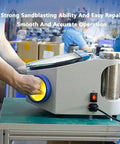 Professional Grade Dental Lab Dust Collector Box With Bright LED Viewing Window And Slick Dual Filter System For Precision Sandblasting usage in workshop.