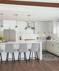One Light Dimmable Pendant With Clear Seedy Glass Globe In Polished Chrome Dope Modern Kitchen Island Lighting Adjustable Height