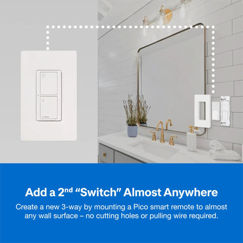 Smart Light Switch Kit With Wall Plate And Hub Plays Nice With Alexa Google Home And Apple HomeKit Single Pole Or 3 Way 5 Amp Neutral Required Control Multiple Lights From One Switch, wall switch near bathroom mirror