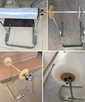 Heavy Duty Bubble Wrap Dispenser Built Like A Tank With Steel Frame Fits 60 70 And 80 Cm Rolls, showing vertical setup and quick swap core.