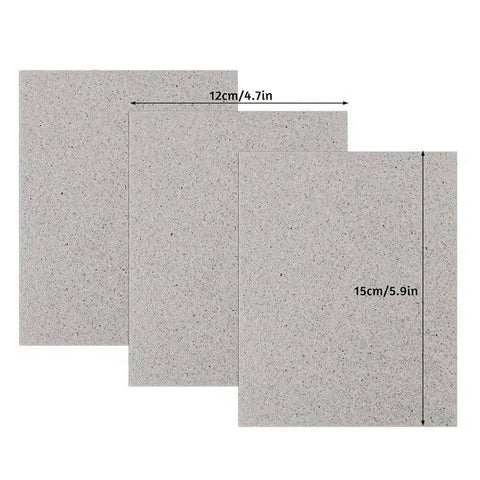 Five Pack Waveguide Covers For Microwave Mica Sheets 150 X 120mm Heat Insulation Board Oven Repair Part