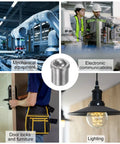 Top Shelf 304 Stainless Steel Ball Spring Plungers 10 Pack in use near mechanical equipment and door locks.