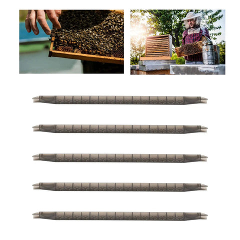 5 Piece Bee Cell Cups Kit For Queen Rearing with Cup Bar and Frame, beekeeping gear with plastic rearing cage box