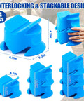4 Pack Adjustable Jump Block Holders For Ponies, Mini Horses And Dogs Lightweight Equestrian Jump Rail Razers Training