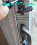Gliding Patio Door Dummy Pull Handles For Tribeca Style Doors Compatible With OEM Parts 2562035 2573603 2573605