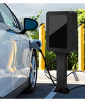 Kickass Heavy Duty EV Charger Pedestal Built Like A Tank All Weather Electric Vehicle Charging Station for Garage Parking Lot,  floor mounted with EV cable.