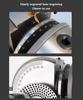 Heavy Duty Precision Dividing Head With Three Jaw Chuck And Full Sweep Rotary Table Tailstock Mount For Benchtop Milling Machines showing clear laser engravings on precision scales.