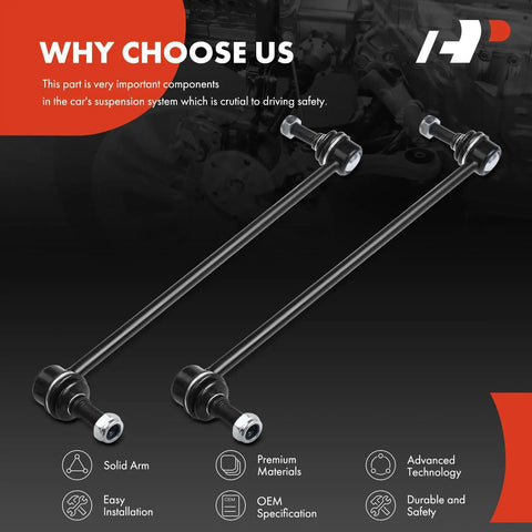 Two Front Sway Bar Links Kit For Kia Sorento 2011 2013 And Hyundai Santa Fe Veracruz 2007 2012 Stabilizer End Links image