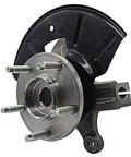 2 Piece Front Wheel Bearing Hub Steering Knuckle Assembly Kit For 2001 2004 Ford Escape And 2001 2004 Mazda Tribute Left And Right Front Direct Replacement With Knuckles Bearings Hubs Axle Nuts Backing Plates