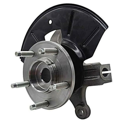 2 Piece Front Wheel Bearing Hub Steering Knuckle Assembly Kit For 2001 2004 Ford Escape And 2001 2004 Mazda Tribute Left And Right Front Direct Replacement With Knuckles Bearings Hubs Axle Nuts Backing Plates