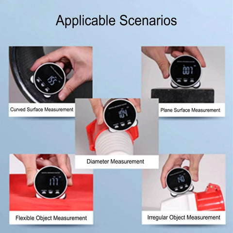 Slick Digital Tape Measure And Electronic Rolling Ruler Featuring Bright Lcd Screen Hella Precise Long Distance Tracking Tool Usb Rechargeable For Floor Plans And Curves