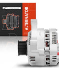 Side view of 130 Amp 12V Alternator Replacement With 8 Groove Pulley For Ford F150 F250 Expedition E Series And Lincoln Navigator