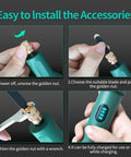 Electric Wood Carving Tool Kit For Beginners And Pros A Versatile Precision Engraving Set With 20 Blades installation steps