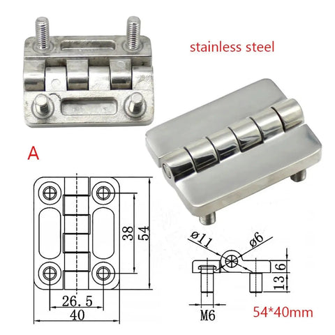 54x40mm Distribution Cabinet Door Hinge Fitting For PS Switch Power Control Box Heavy Duty One Color Finish Cabinet Hardware Part