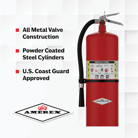 Heavy Duty 20 Lb ABC Dry Chemical Fire Extinguisher Featuring Aluminum Valve Built Tough For Emergency Response And Straight Up Reliable Home Shop Defense Ready Whenever You Need It Most with all metal valve construction.