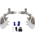 Exhaust Valved Silencers For Porsche 911 997 Carrera 2009 To 2012 Sports Mufflers With Remote Control Valves And All Fittings Included