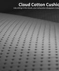 Close-up of microfiber leather cushion used in Ergonomic Office Chair For Home Office High Back Desk Chair With Lumbar Support