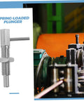 Heavy Duty Stainless Steel Safety Plunger Pin Built Tough With Rock Solid Spring Latch for industrial machinery use