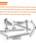 525 Piece Wood Screw Set In 16 Sizes Stainless Steel Self Tapping Phillips Flat Countersunk Wood Screws For Any Project