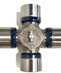 Beefed Up SPL250 3X Universal Joint Heavy Duty U Joint Replacement For Drivetrain Systems In Trucks And SUVs Premium SPL Series OEM Grade Build For Tough Long Lasting Performance. close-up metal U-joint