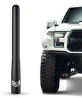 Truck Antenna For Ford F Series F 150 F 250 F 350 Super Duty Raptor Bronco Lightning And RAM 1500 Short 4 Inch Antenna Anti Theft Carwash Safe Easy Install Durable Aluminum Body next to Ford truck