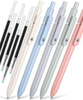 Retractable Gel Ink Pens With Refills For Smooth Quick Dry Writing Leak Free And Smudge Resistant Office And School Supplies
