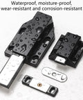 Grab These Slay Touch Activated Cabinet Door Catches With Secure 4 Point Fastening. Durable Abs Steel Build for Kitchens and Baths.