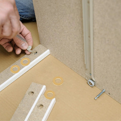 Top Tier 50 Piece Metric 12mm Copper Flat Washers With Sealing Crush O Rings And Gasket Hardware For Secure Electrical Fastener Mounting And Tough Connections That Really Make A Difference installed in cabinet joint