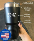 30 Oz Vacuum Insulated Rocketry Tumbler With Lid For Gearhead Hobby Lovers Funny Gift Idea Sarcastic Quote Gag Cup Black Stainless Steel