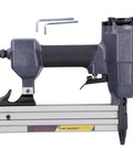 Heavy Duty Pneumatic Brad Nailer And T Nail Gun For Woodworking And Home Improvement Smooth Shooting Stapler with side load magazine.