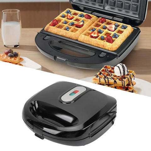 Get That Crispy Crunch Every Time With This Badass 10 Plate Electric Panini Press Sandwich Maker with waffles and compact design.