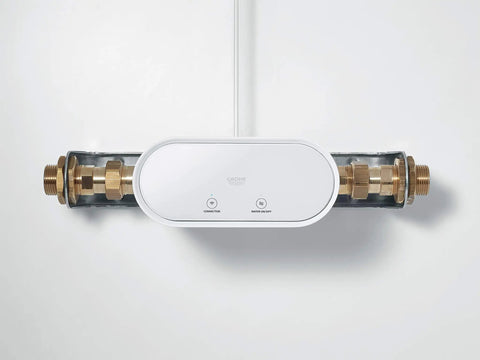 Sense Guard Wall Mounting Set For Water Leak Detection And Auto Shutoff, Monitors Humidity And Temperature, 1 Inch Pipes