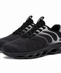 Steel Toe Shoes For Men Safety Work Sneakers With Lightweight EVA 3D High Rebound Sole Built For Comfort ASTM F2413 200J Protection