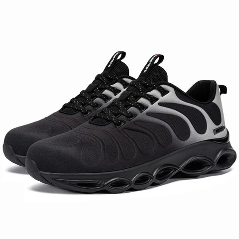 Steel Toe Shoes For Men Safety Work Sneakers With Lightweight EVA 3D High Rebound Sole Built For Comfort ASTM F2413 200J Protection