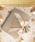 Two Large Gift Bags Set With Two Color Ribbons Two Greeting Cards And Four Sheets Tissue Paper For Birthdays Weddings Baby Showers And Christmas Portable Gift Bags For Easy Gifting At Parties