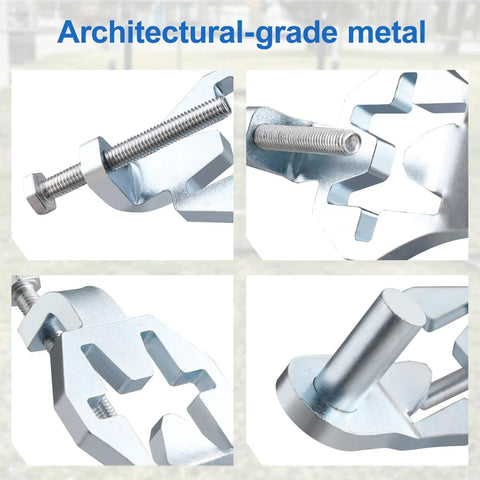 Heavy Duty T Post Gate Hinge Pins 2 Pack Built Tough Galvanized Carbon Steel 16mm Thickened Pin Rustproof Outdoor Gate