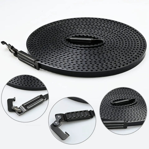 Heavy Duty Replacement Drive Belt Kit For 8 Ft Garage Door Opener Belt Assembly with close-up details of connectors