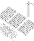 Conical Coupler Pins With R Clip For Stage Lights Truss System 30 Sets Carbon Steel Hitch Pins And Cotter Pins Assortment Kit