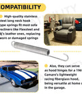 Rock Solid 7 Inch Heavy Duty Recliner Springs Replacement Kit Stainless Steel Couch Mechanism Parts Compatible With Lazy Boy Southern Motion Flexsteel Furniture To Get Your Living Room Back In Shape Fast, showing compatibility and use.