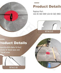 Premium Two Pack Heavy Duty Bandsaw Table Inserts Measuring Two Point Five Inches By.100 Thick on cutting surface.